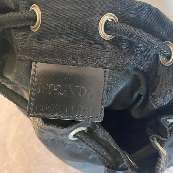 !!SOLD!! PRADA DRAWSTRING POUCH - Picture 5 of 11